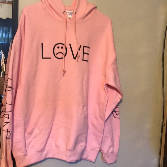 lil peep sweater pink